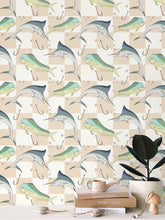 Load image into Gallery viewer, Retro Bills + Bulls Wallpaper
