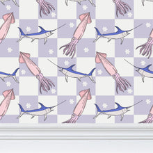 Load image into Gallery viewer, Swordfish Sweetheart Wallpaper
