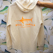 Load image into Gallery viewer, Women’s Neon Orange Bills + Thrills Hoodie
