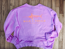 Load image into Gallery viewer, Bills + Thrills Neon Violet Crewneck
