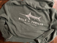 Load image into Gallery viewer, Bills + Thrills Forest Green Hoodie
