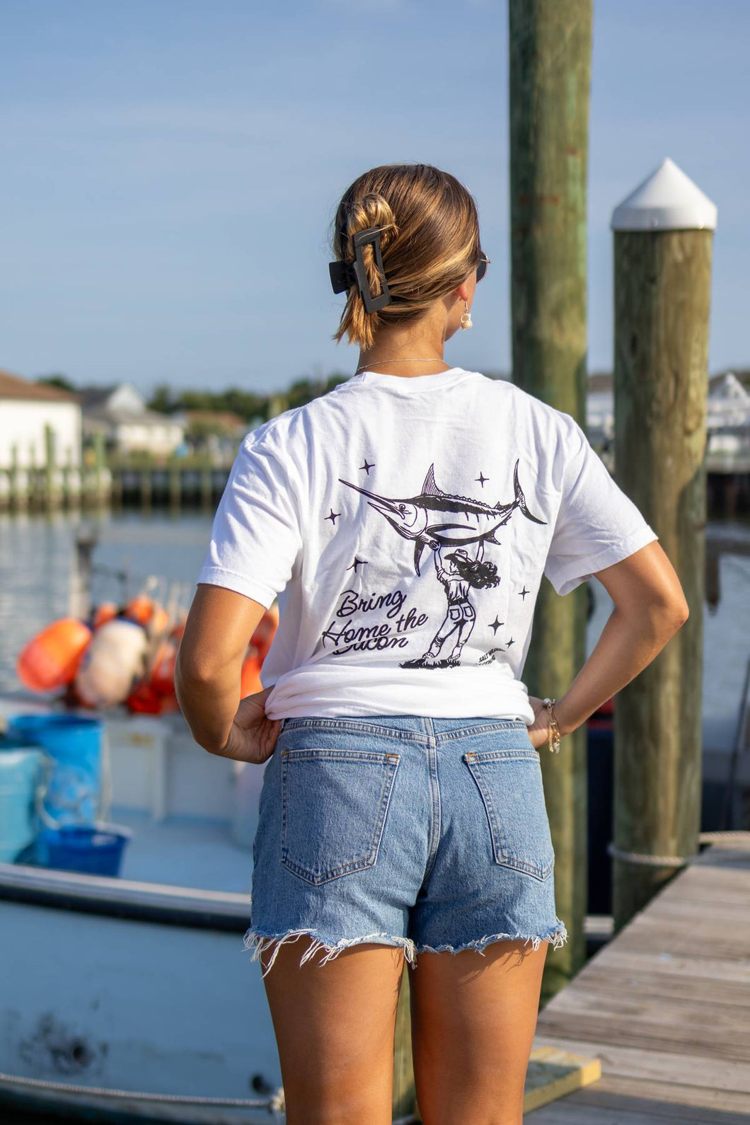 Bring home the bacon💰🎣 tee