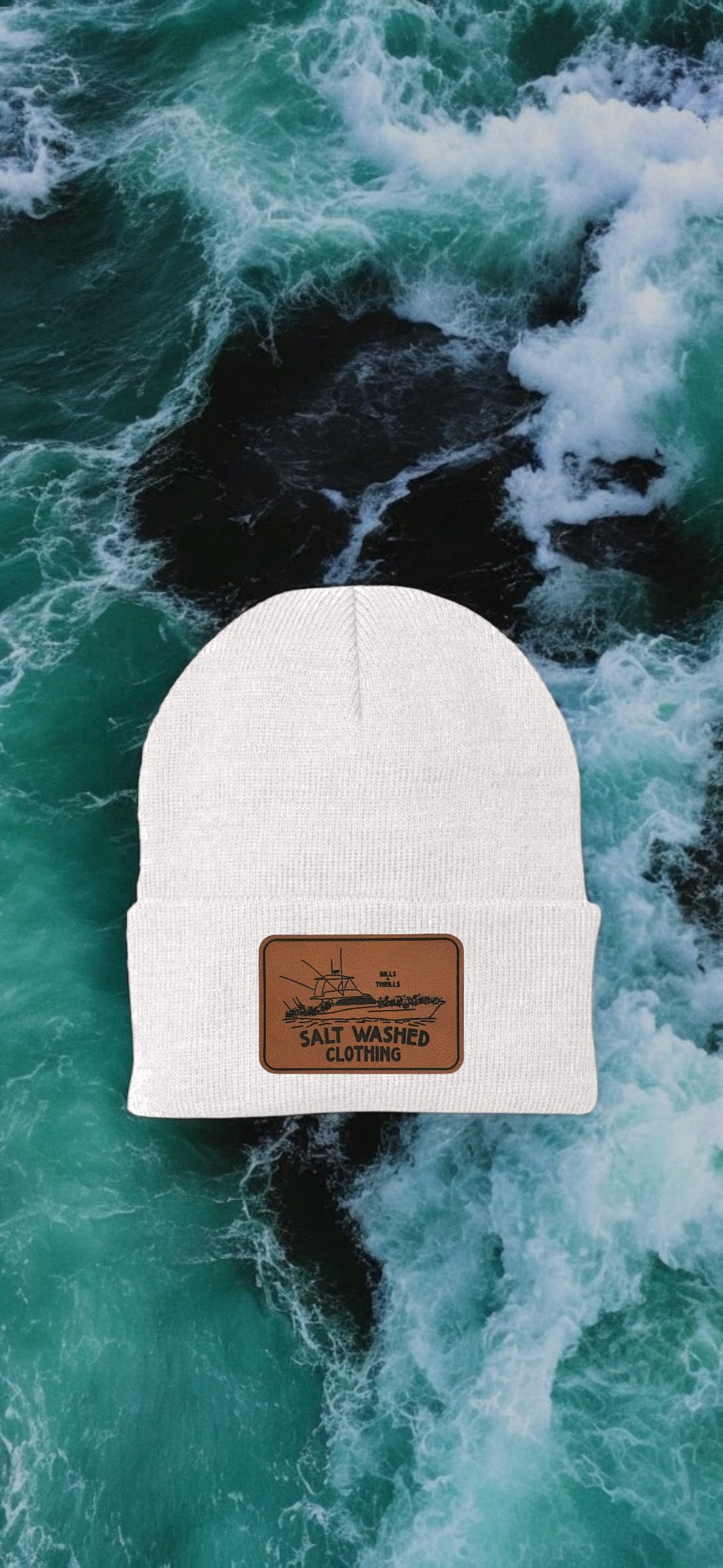 Leather Sportfish Beanie❄️