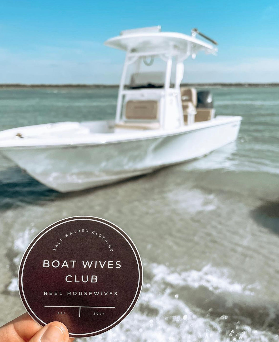 Boat Wives Club Decal